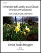 I Wandered Lonely as a Cloud SSA choral sheet music cover